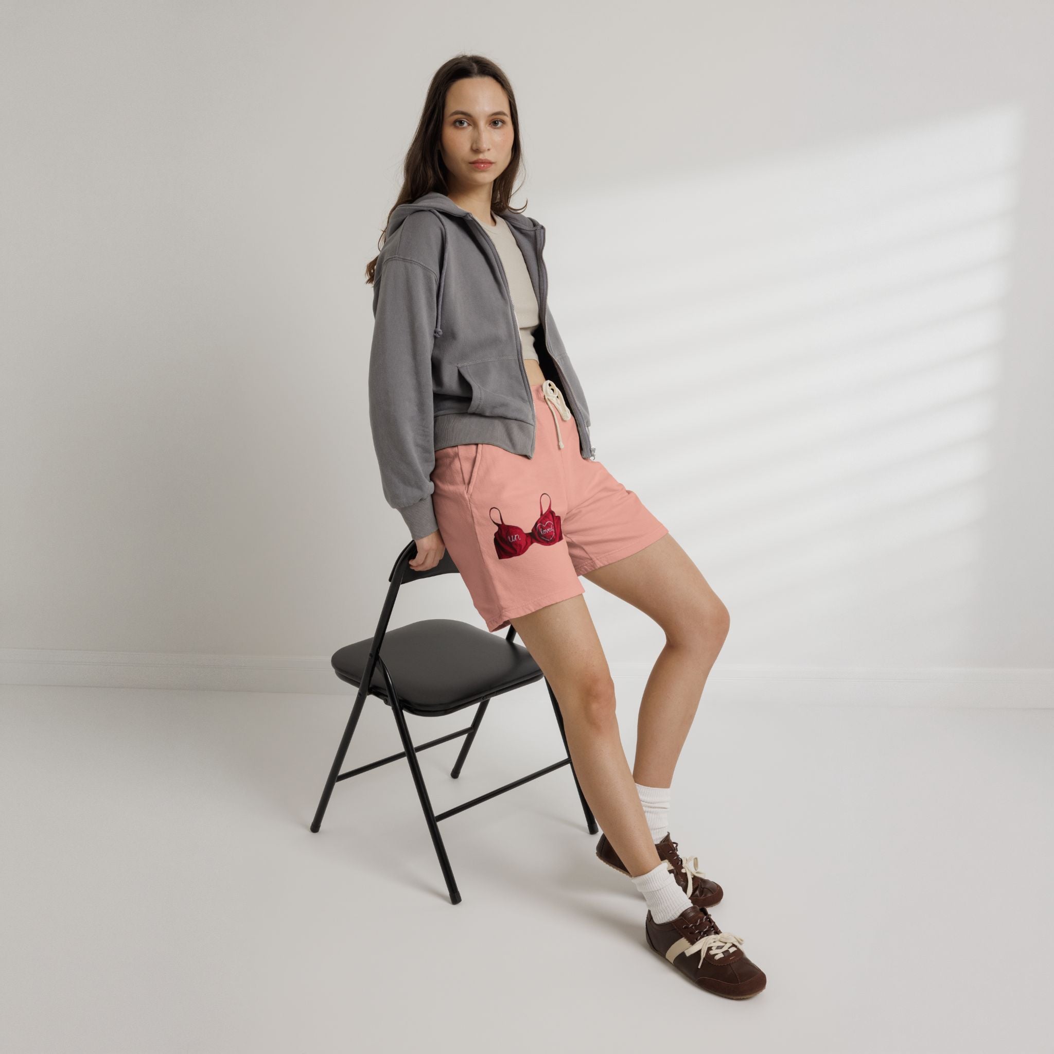 TOPLESS Fleece Sweat Shorts